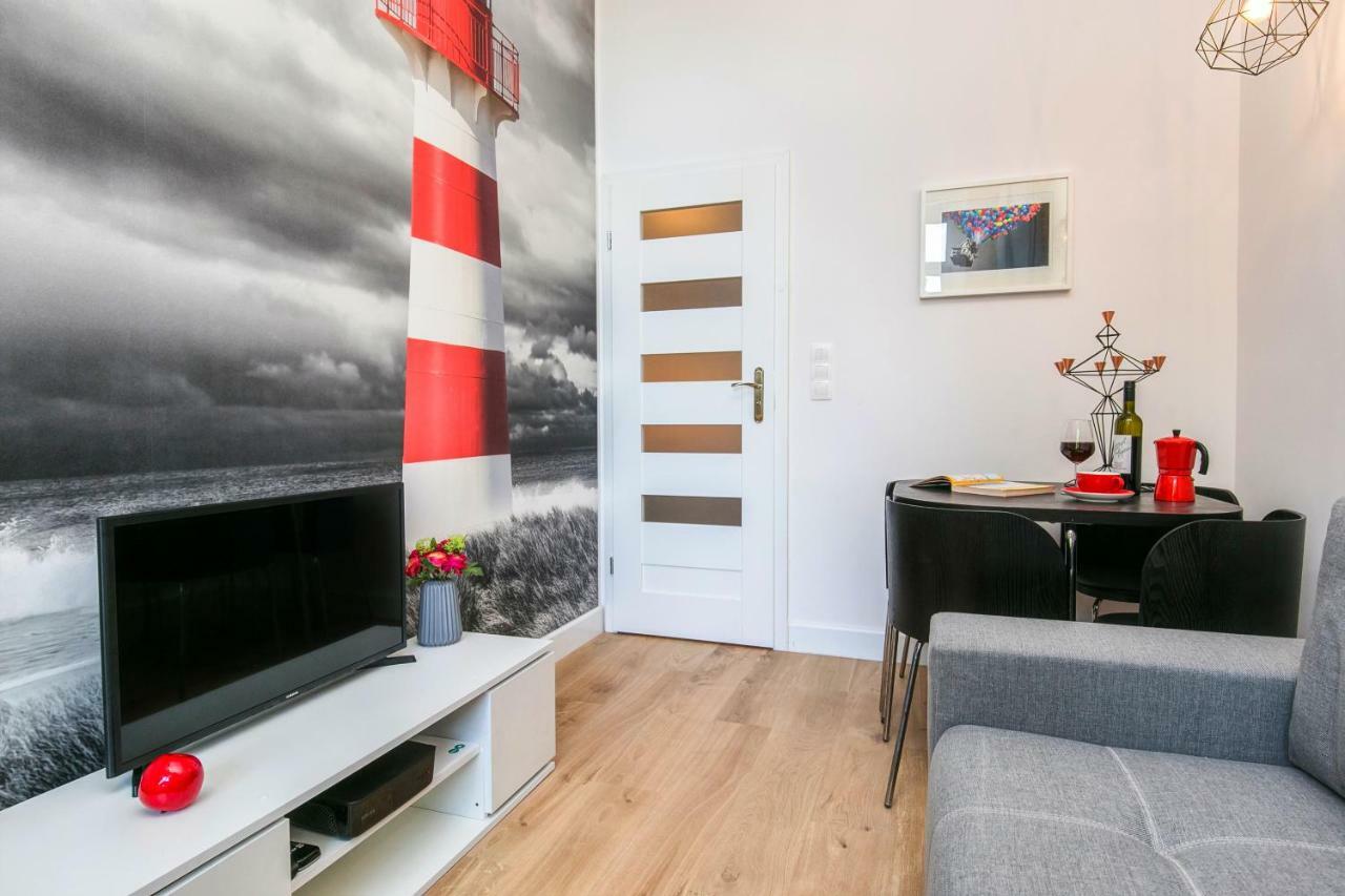 Berg Apartament Red Obok Starego Miasta Danzig Exterior foto