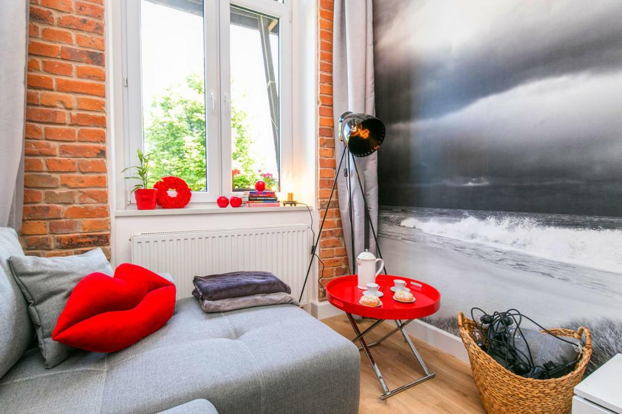 Berg Apartament Red Obok Starego Miasta Danzig Exterior foto